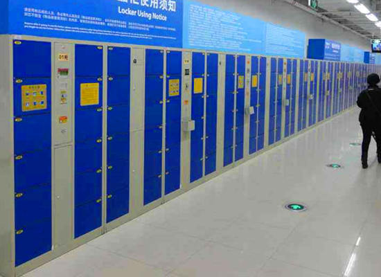 超市用聯網寄存柜使用場景介紹